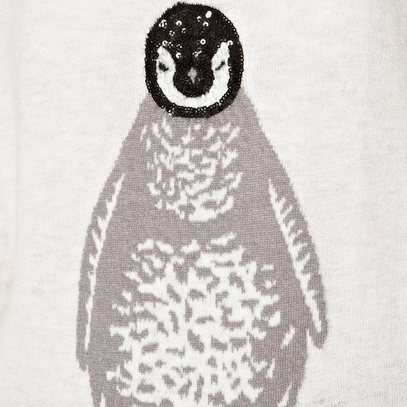 French Connection Penguin Wool-Blend Sweater - Picture 6 of 6